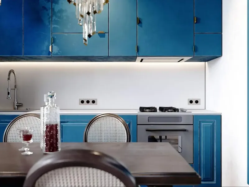 decoração para cozinha com cor errada