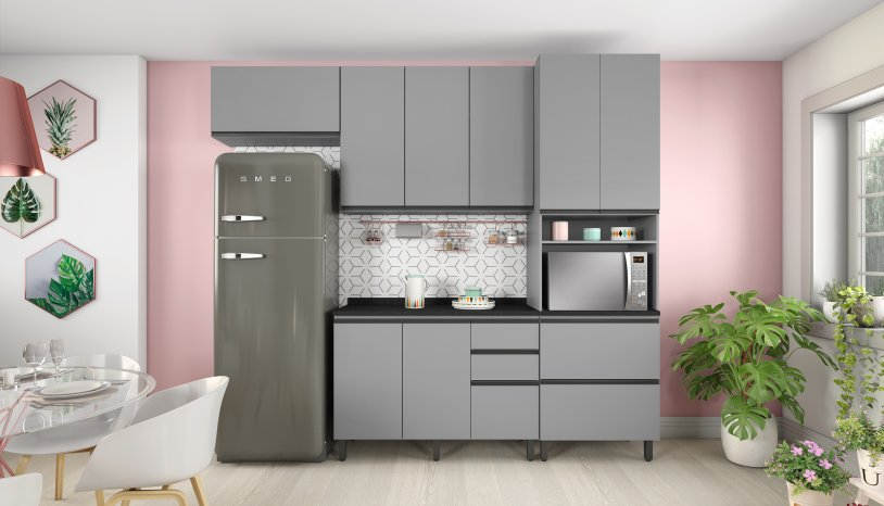 combinar cores na cozinha