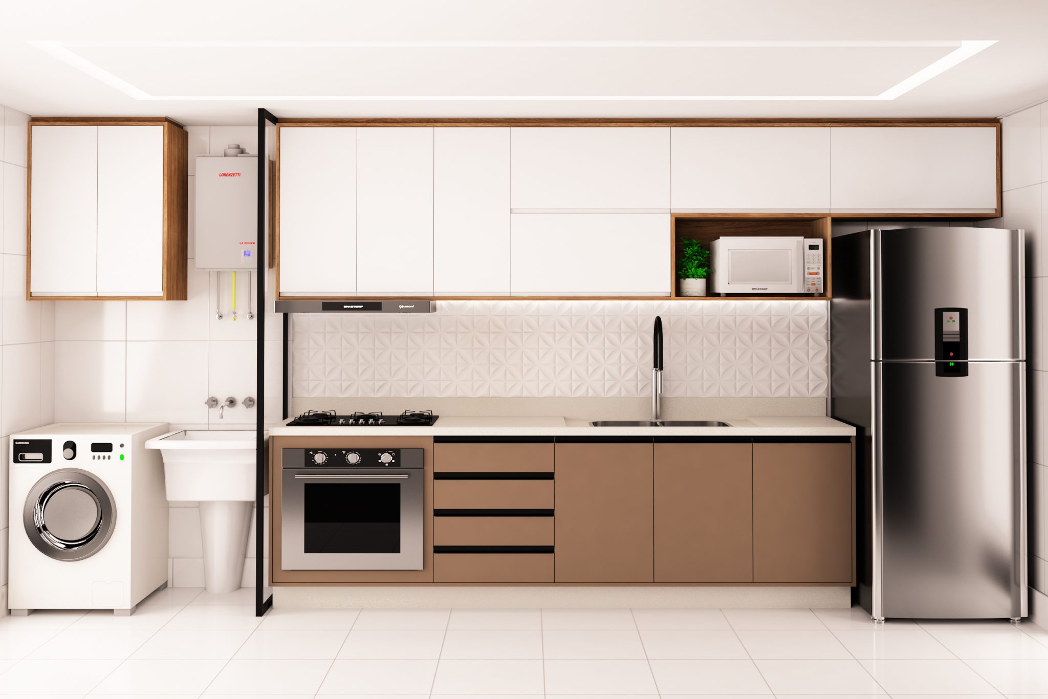 otimização espaço cozinha apartamento