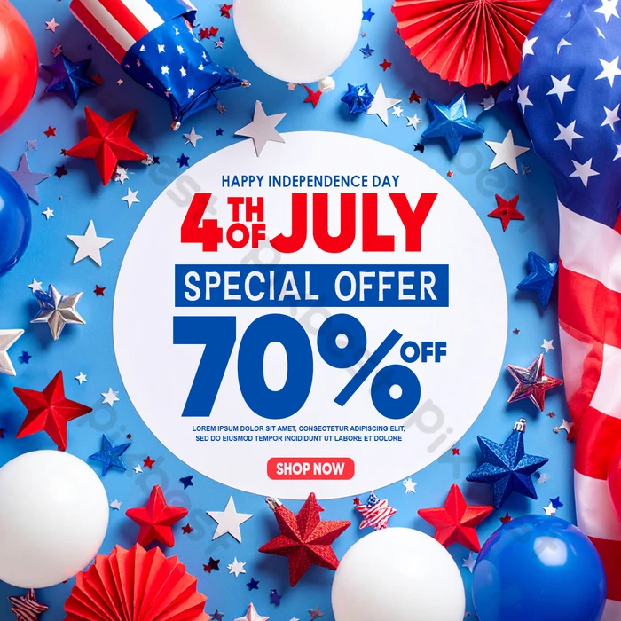 festa americana decoração