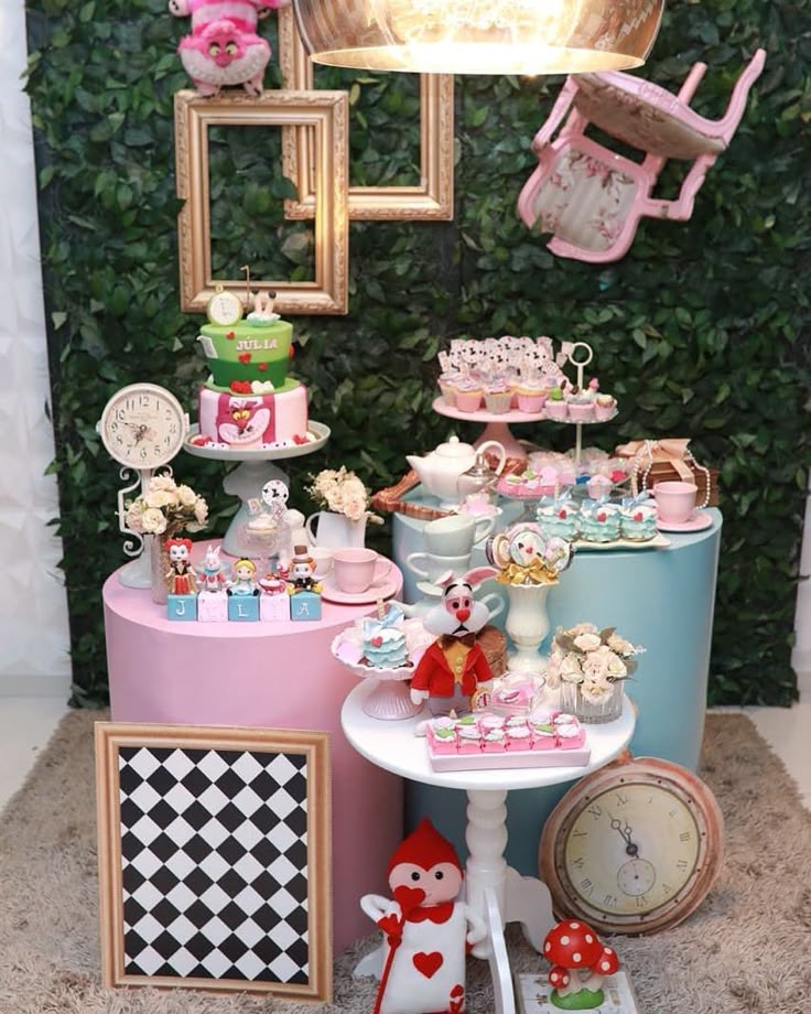 festa alice no jardim