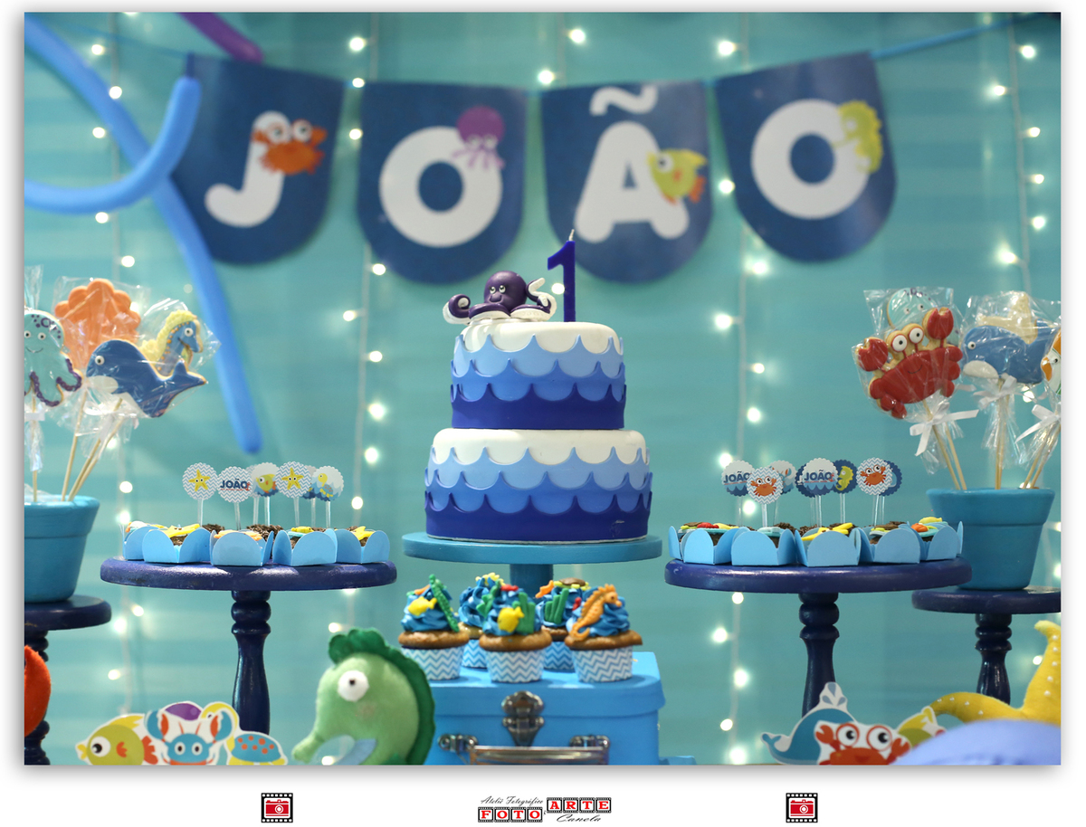 balões para festa de 1 ano menino