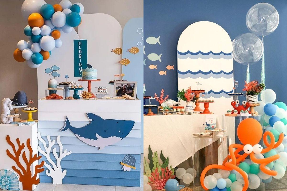 balões para festa de 1 ano menino
