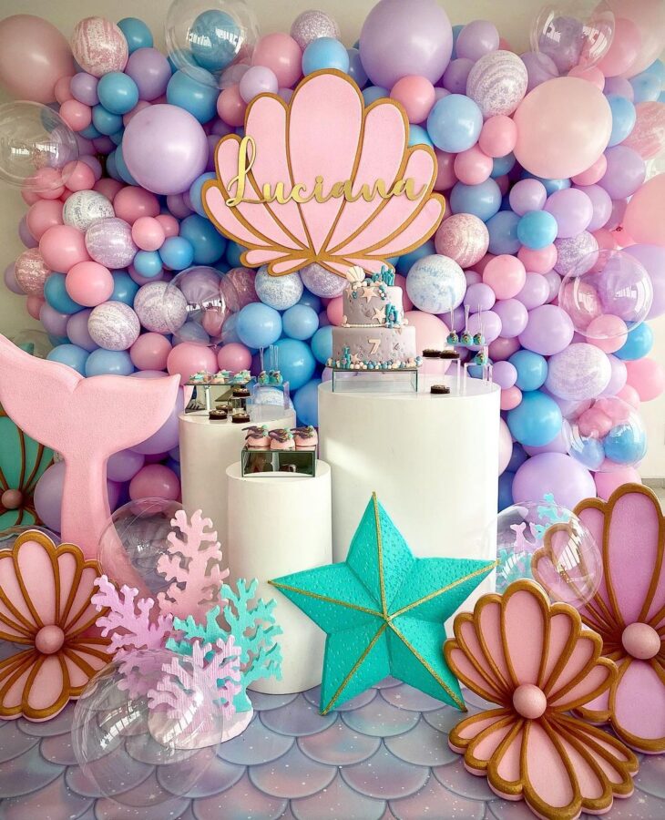 sereia decoracao festa