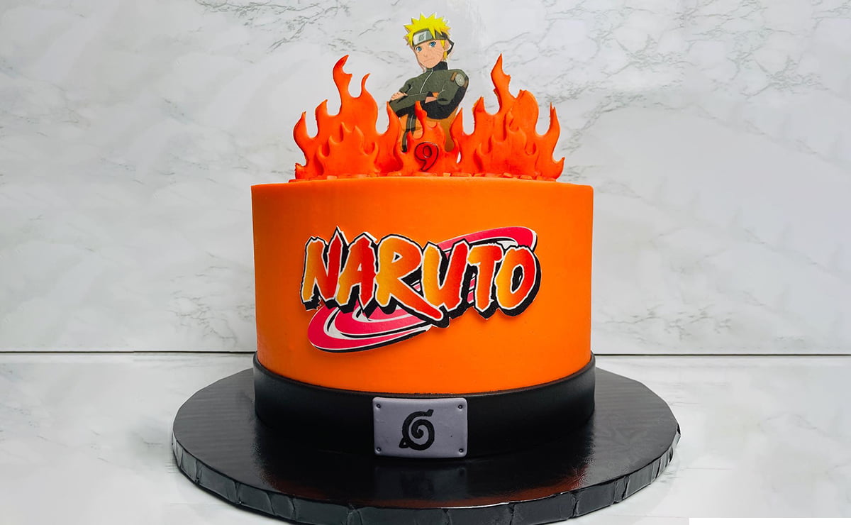 decoração festa naruto simples