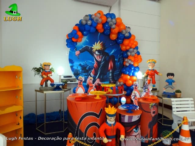 painel naruto aniversário