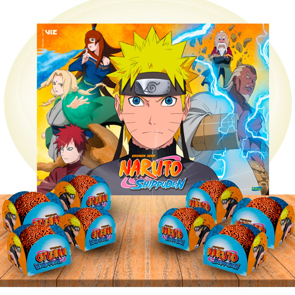 bolo naruto decoração