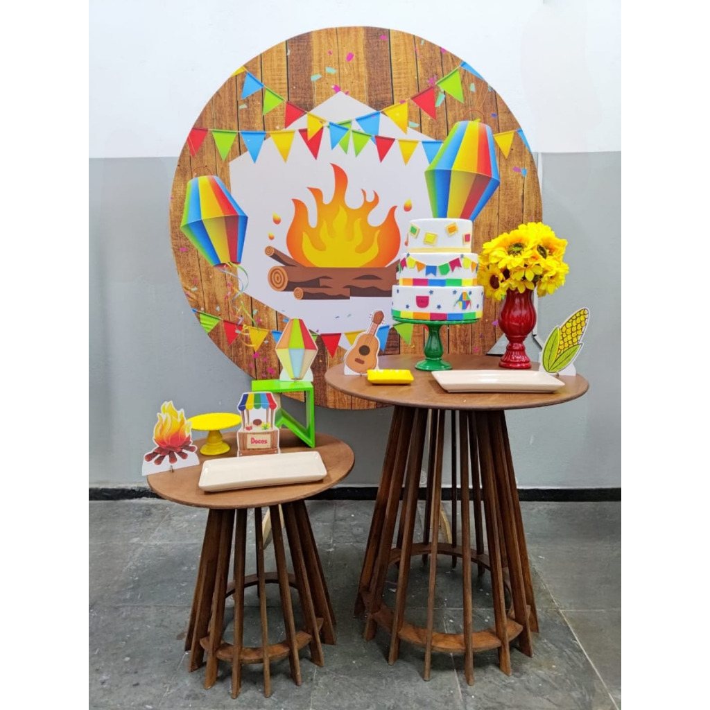 decoração junina barata e criativa