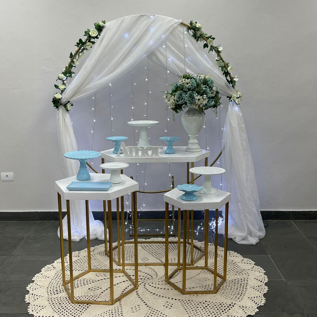 decoração azul marinho e branco