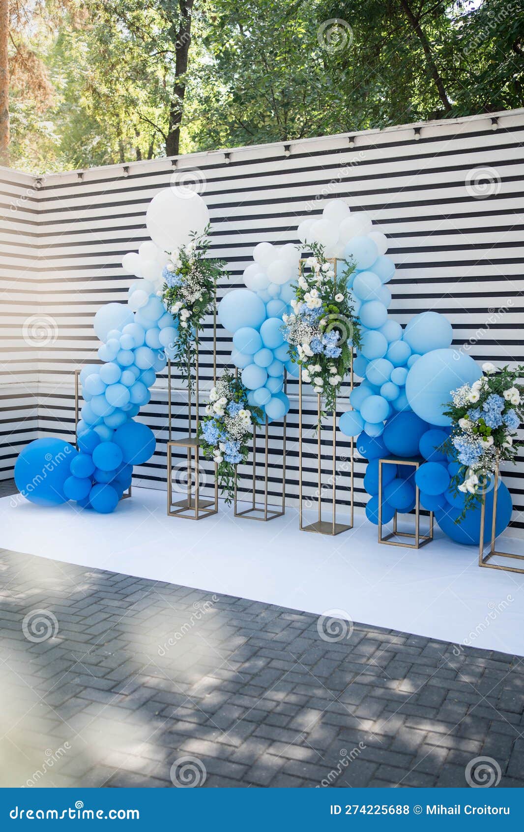 decoração quarto azul e branco