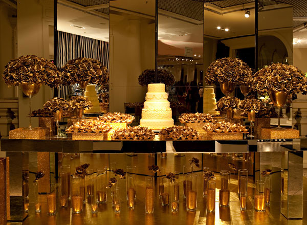 bodas de ouro decoração econômica