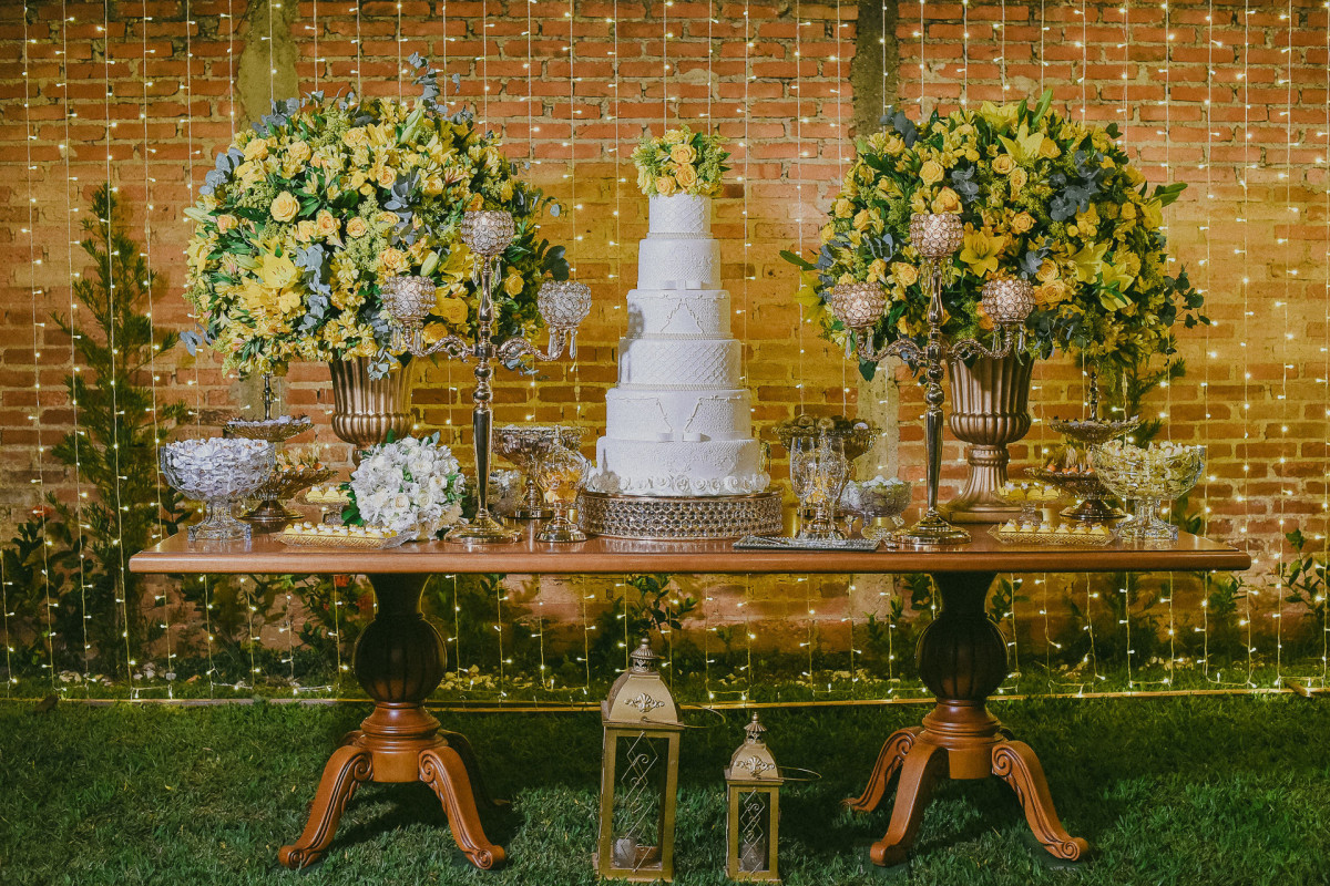 bodas de ouro decoração econômica