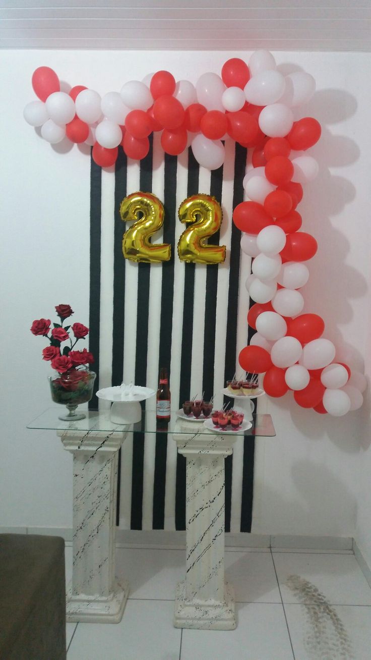 decoração de festa Budweiser masculina