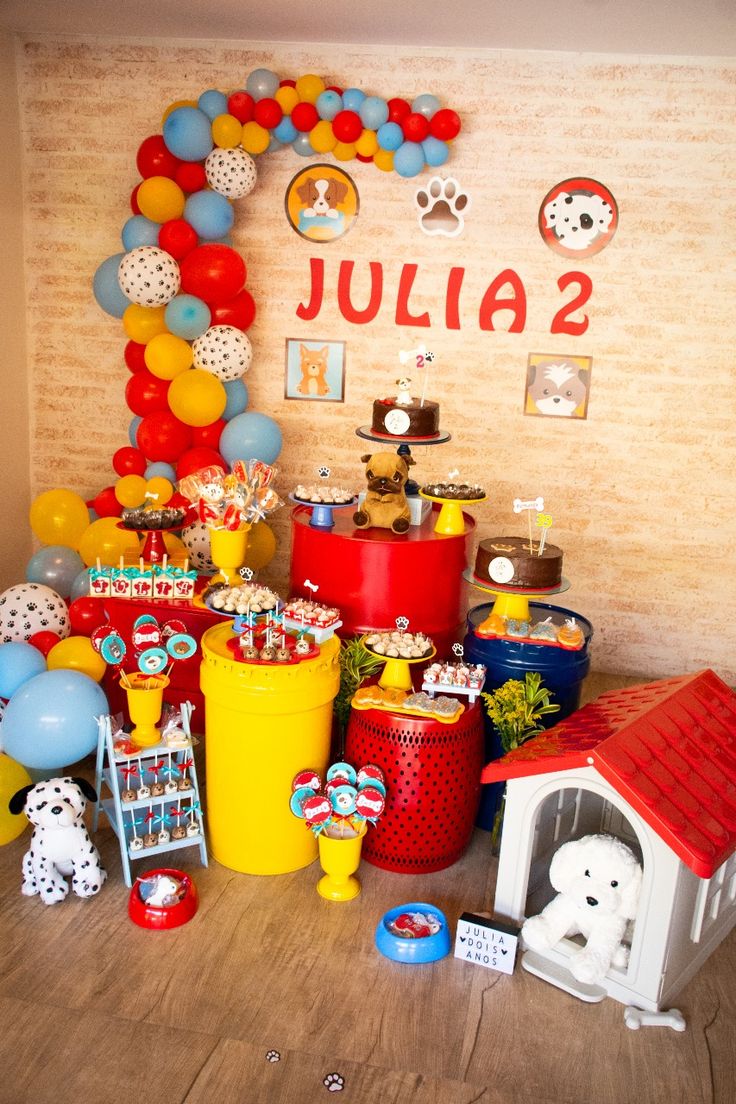 decoração festa cachorrinho bebê