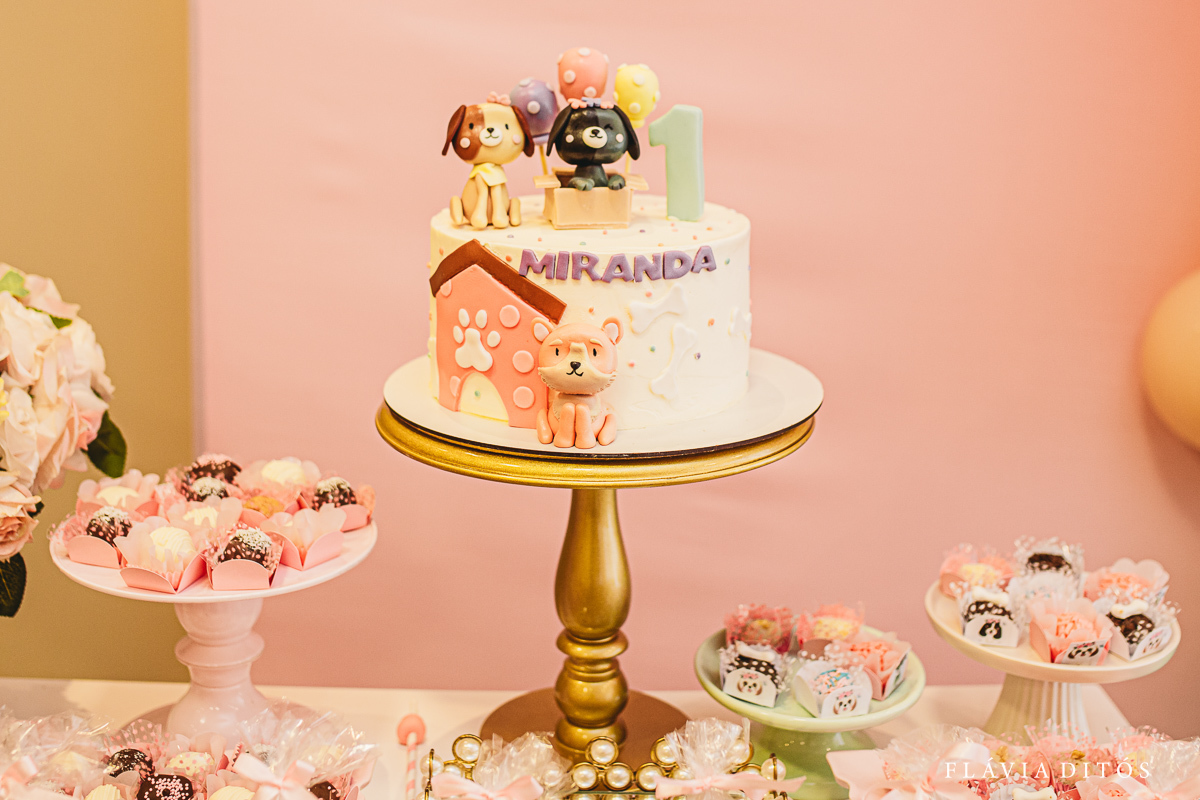 decoração aniversário cachorrinho