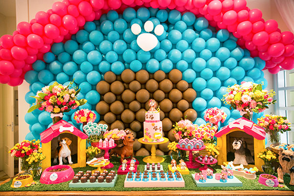 decoração aniversário cachorrinho