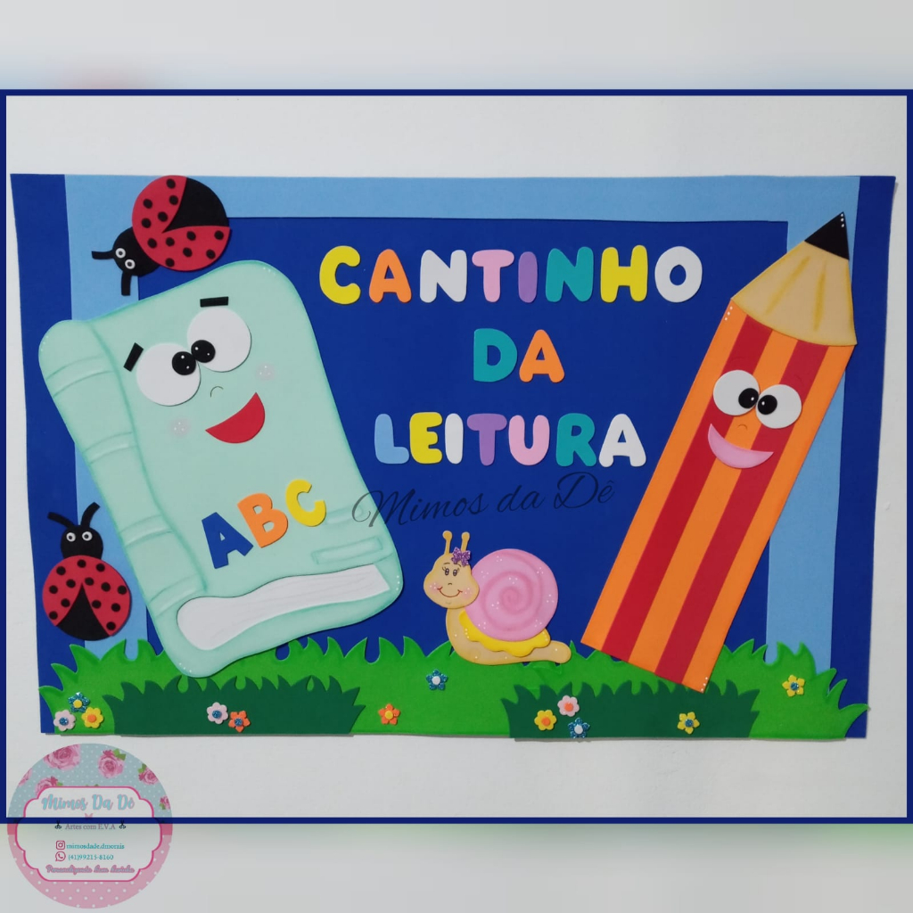 ideias cantinho da leitura para professores