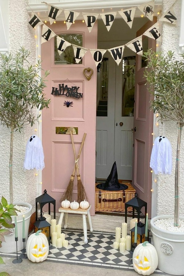 decoração de halloween simples e barata