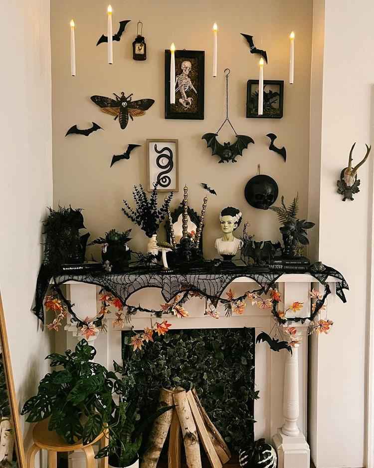 cores de halloween para decoração