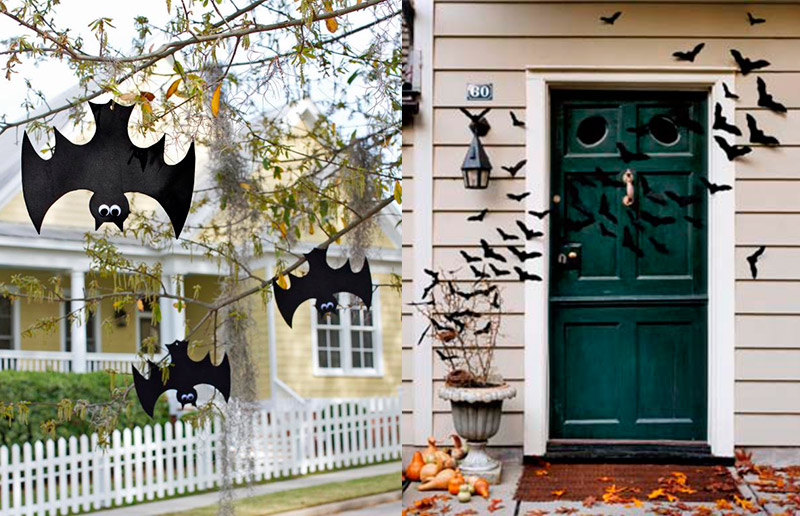fachada de casa halloween