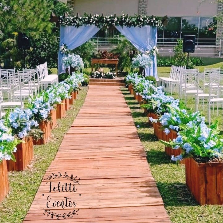 azul serenity casamento flores