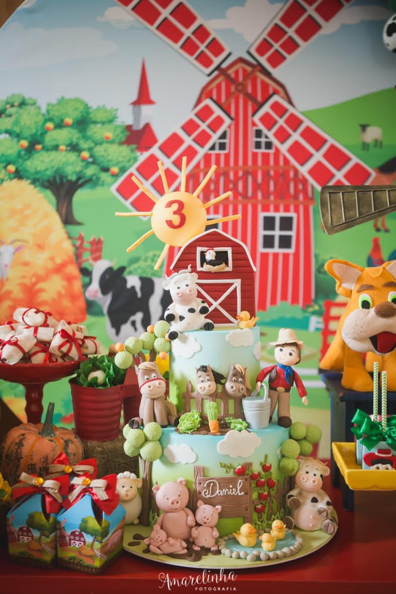 decoração festa fazendinha infantil