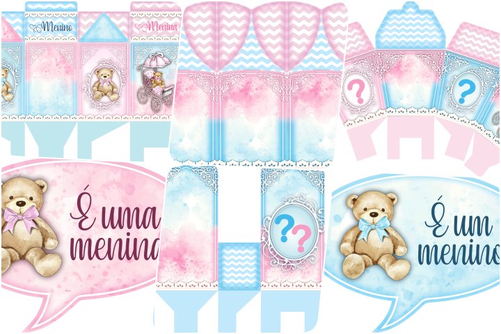 decoração chá de bebê revelação diy