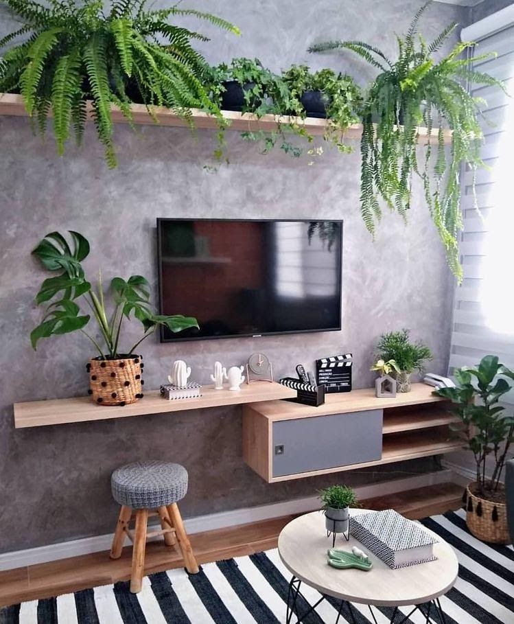 decoração industrial com madeira