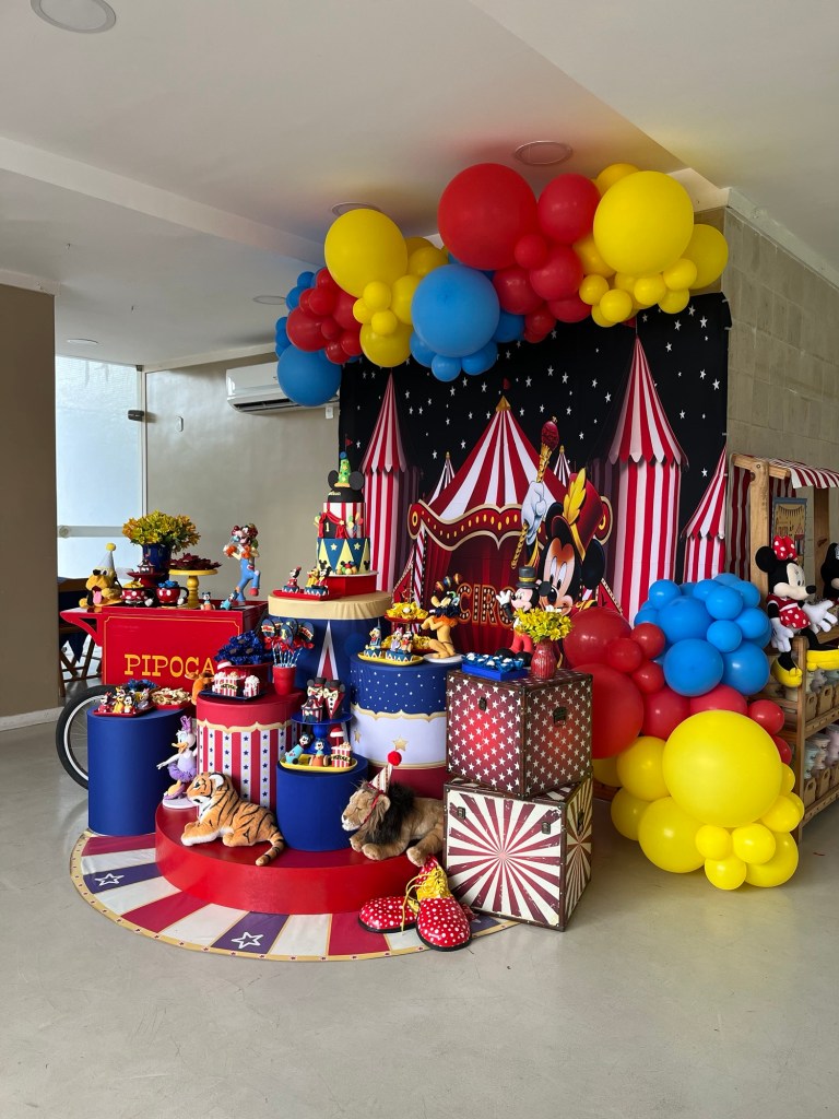 palhaço decoração festa menino