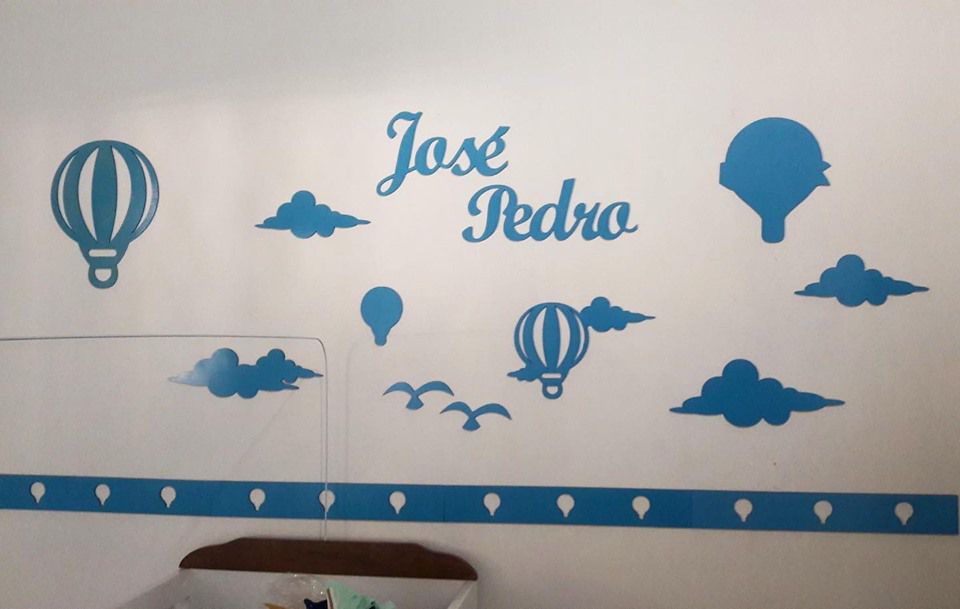 decoração com balões para chá de bebê