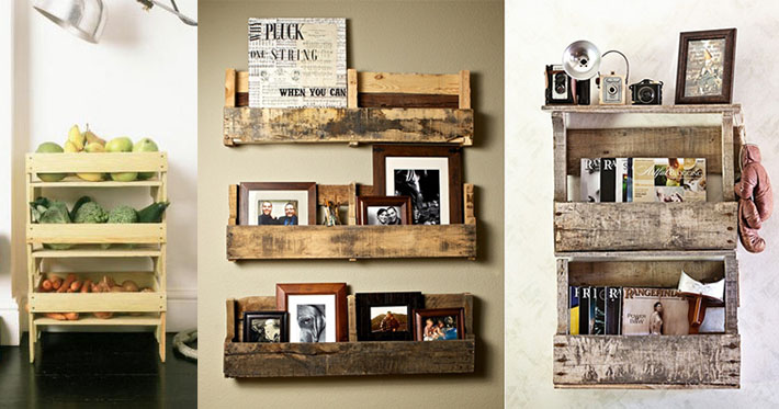DIY decoração caixotes
