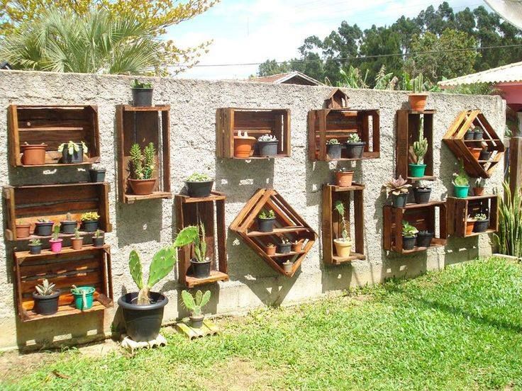 Caixote de feira decoração