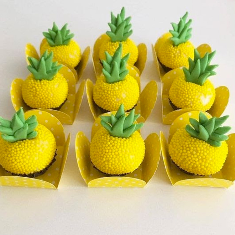 decoração de verão com frutas