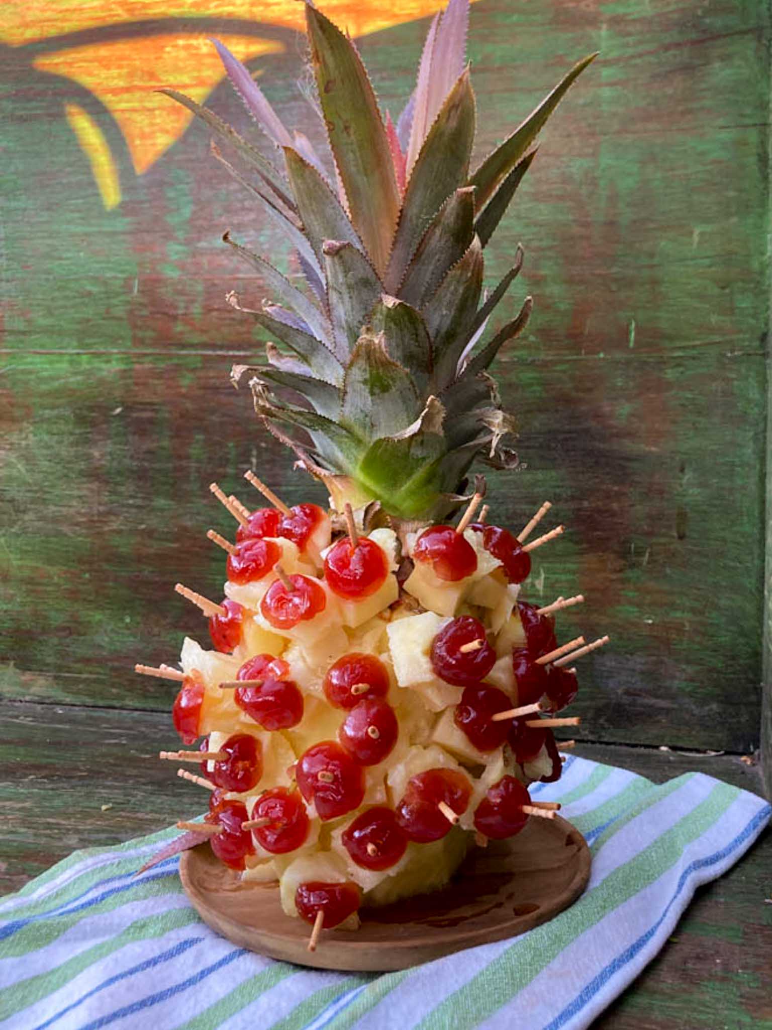 frutas tropicais decoração mesa