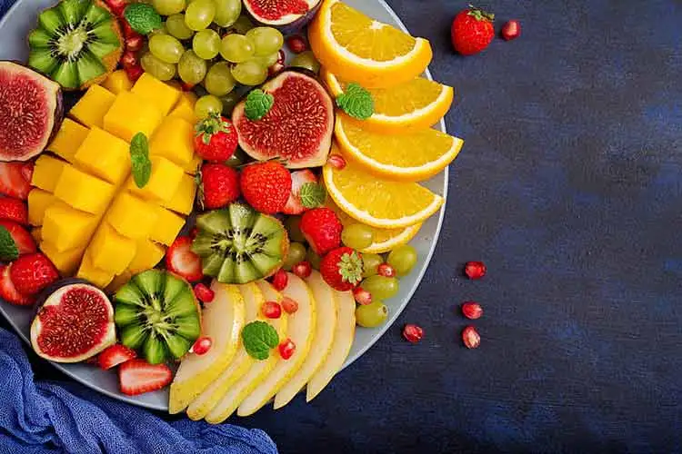 frutas tropicais decoração mesa