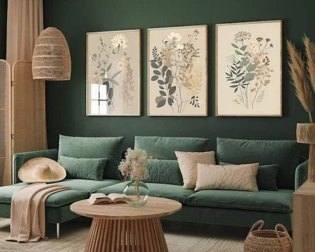 boiserie verde