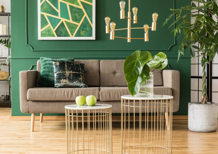 pintura verde decoração