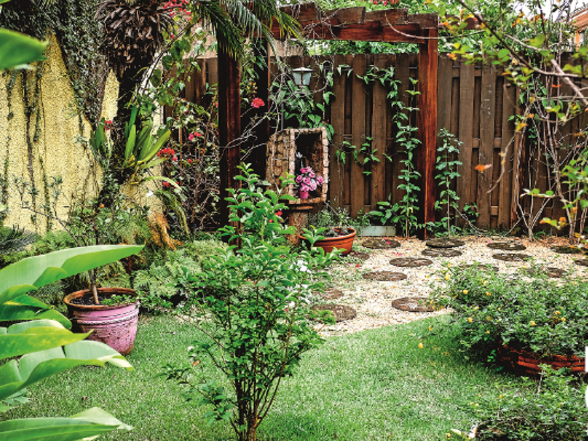decoração de varanda com plantas