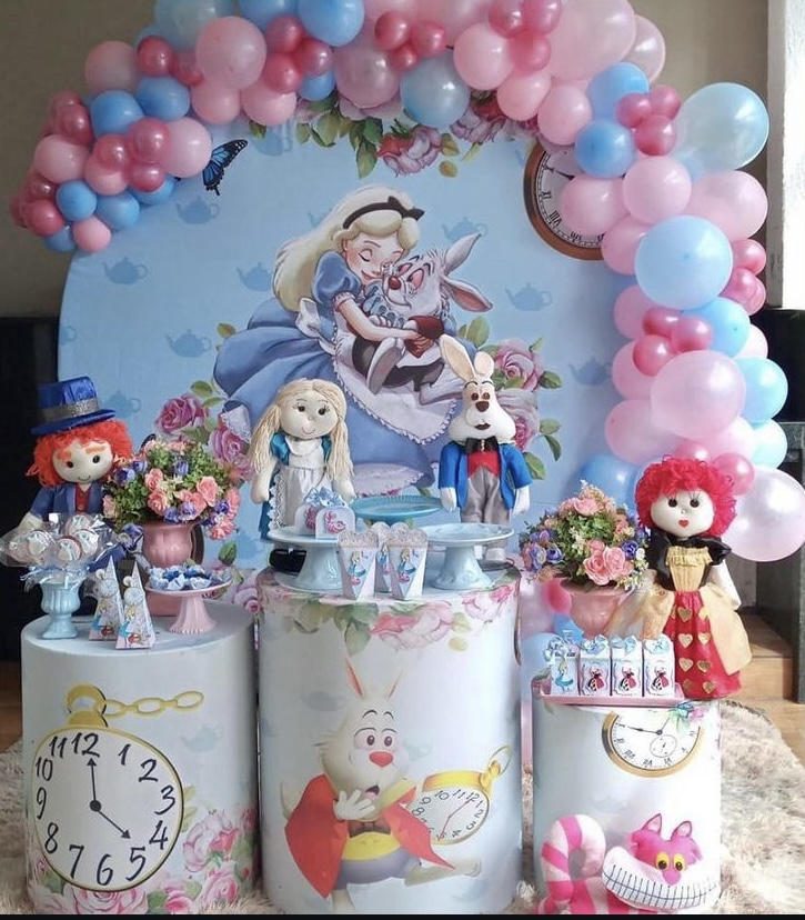 como fazer decoracao alice