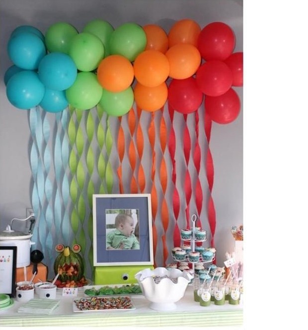 decoração festa 1 ano tema chuva de amor
