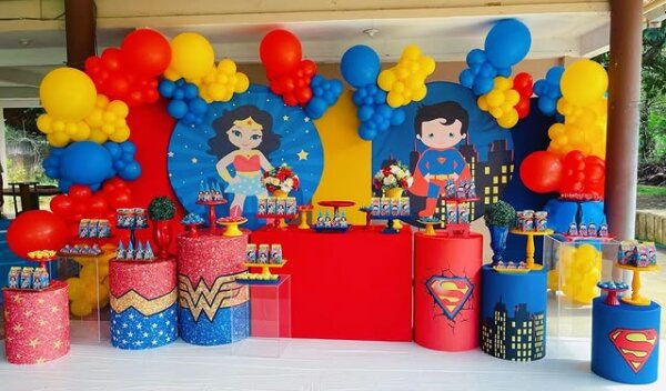 decoração de festa de casal moderna