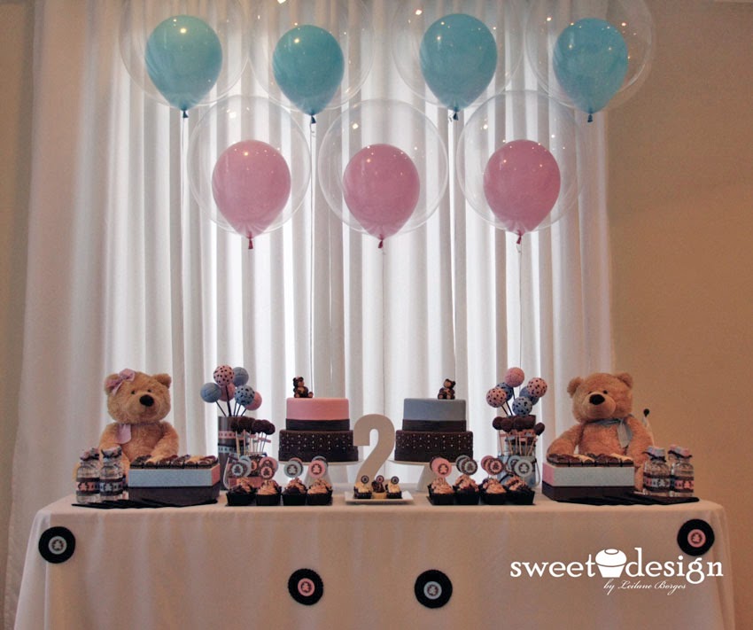 kits de decoração para aniversário de casal