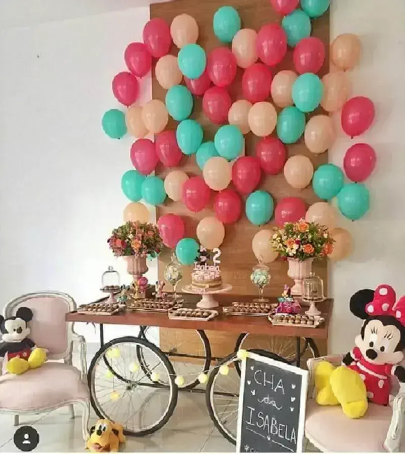 ideias de decoração de aniversário com bexigas