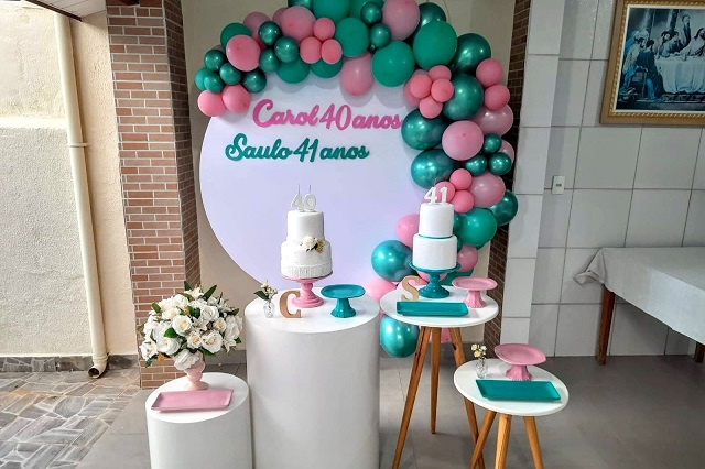 decoração de aniversário em casa com balões