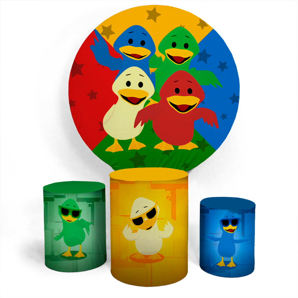 ideias festa patinho colorido bento e totó