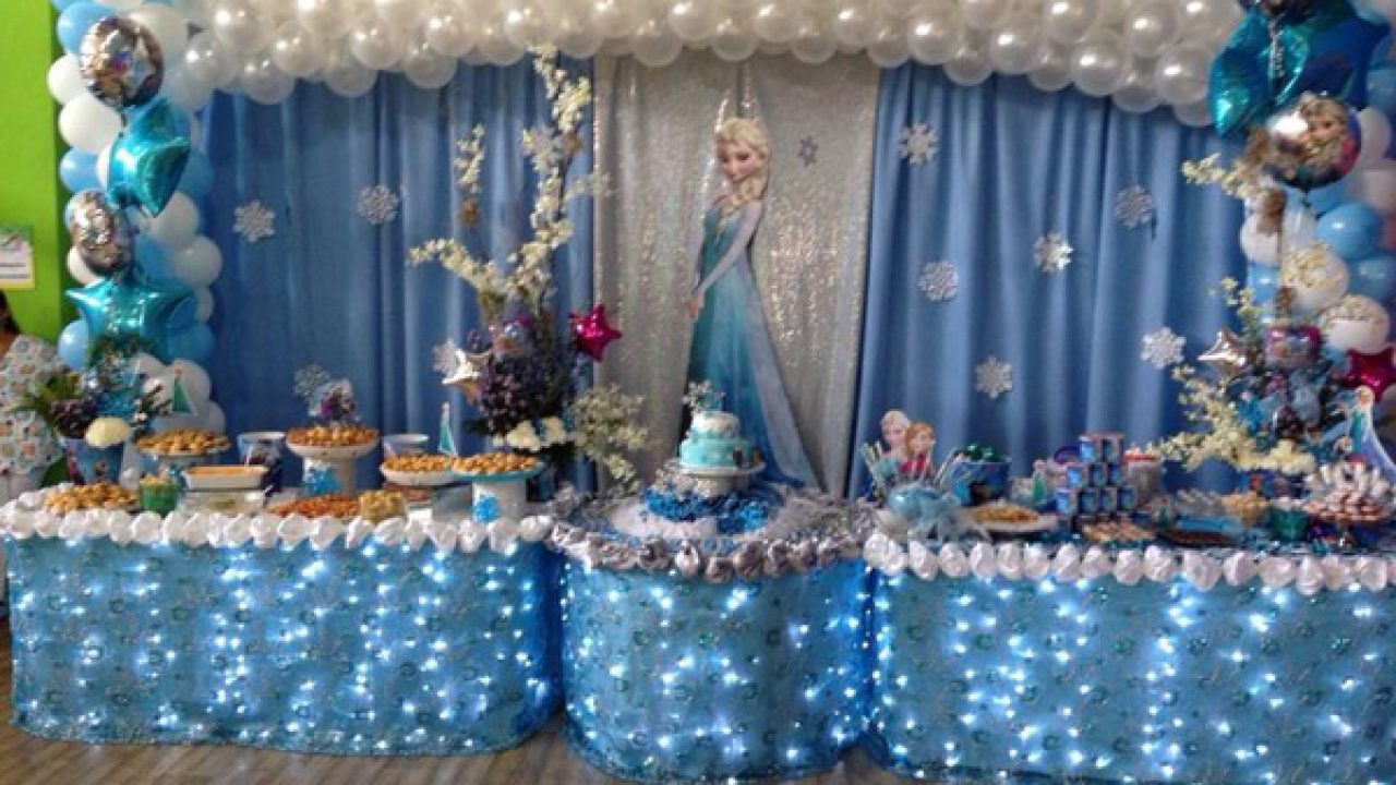 decoração frozen simples