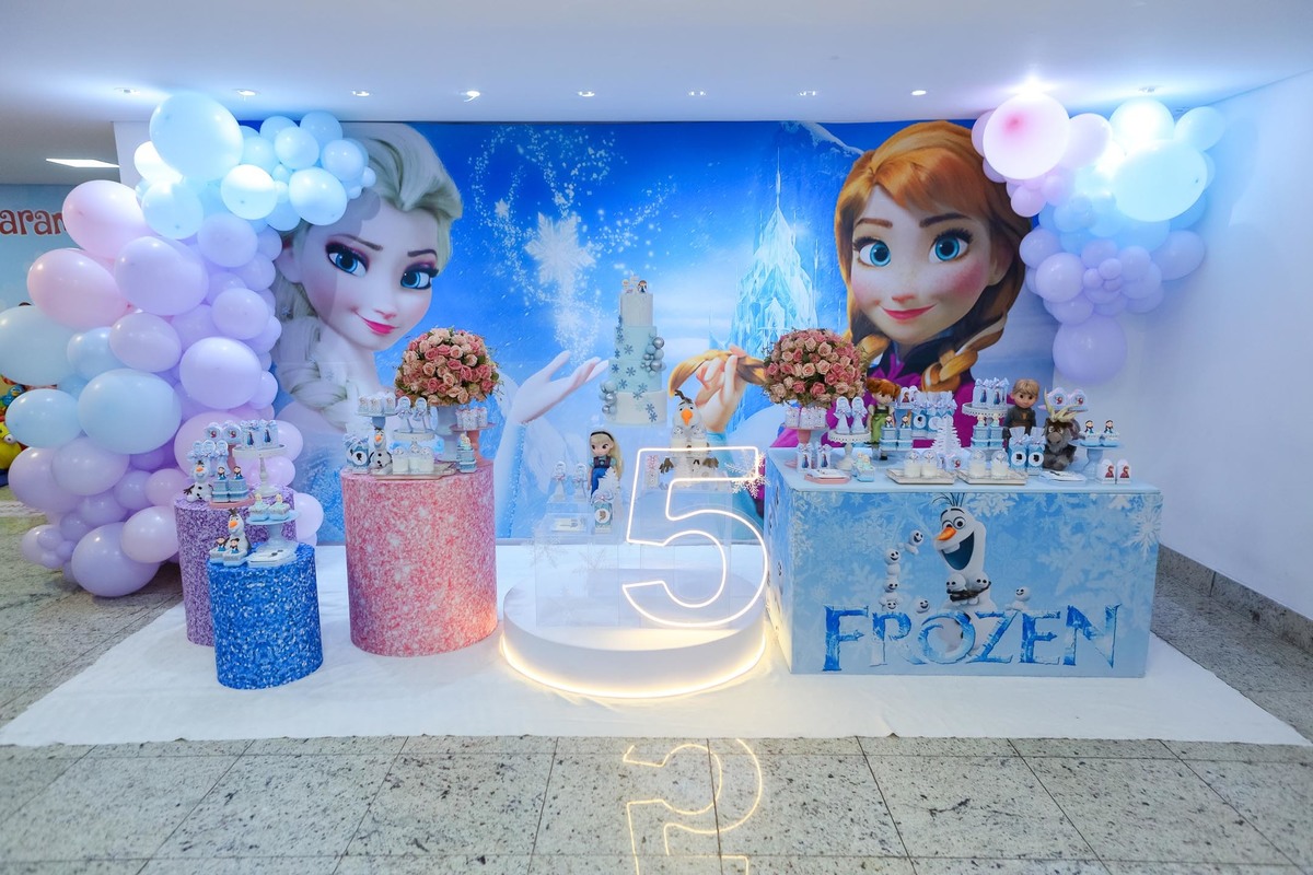 festa frozen em casa