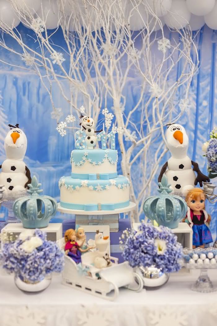 festa frozen em casa