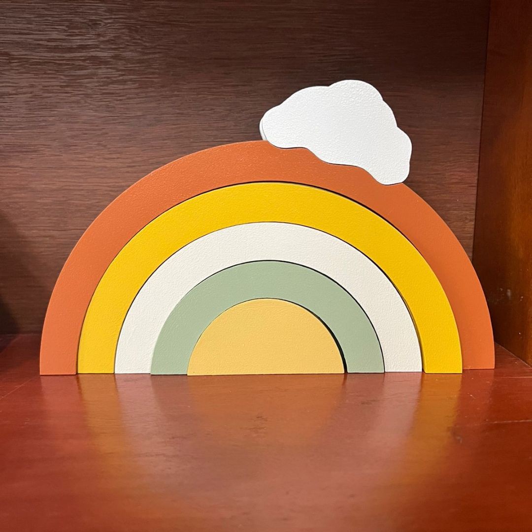 cores arco-íris decoração