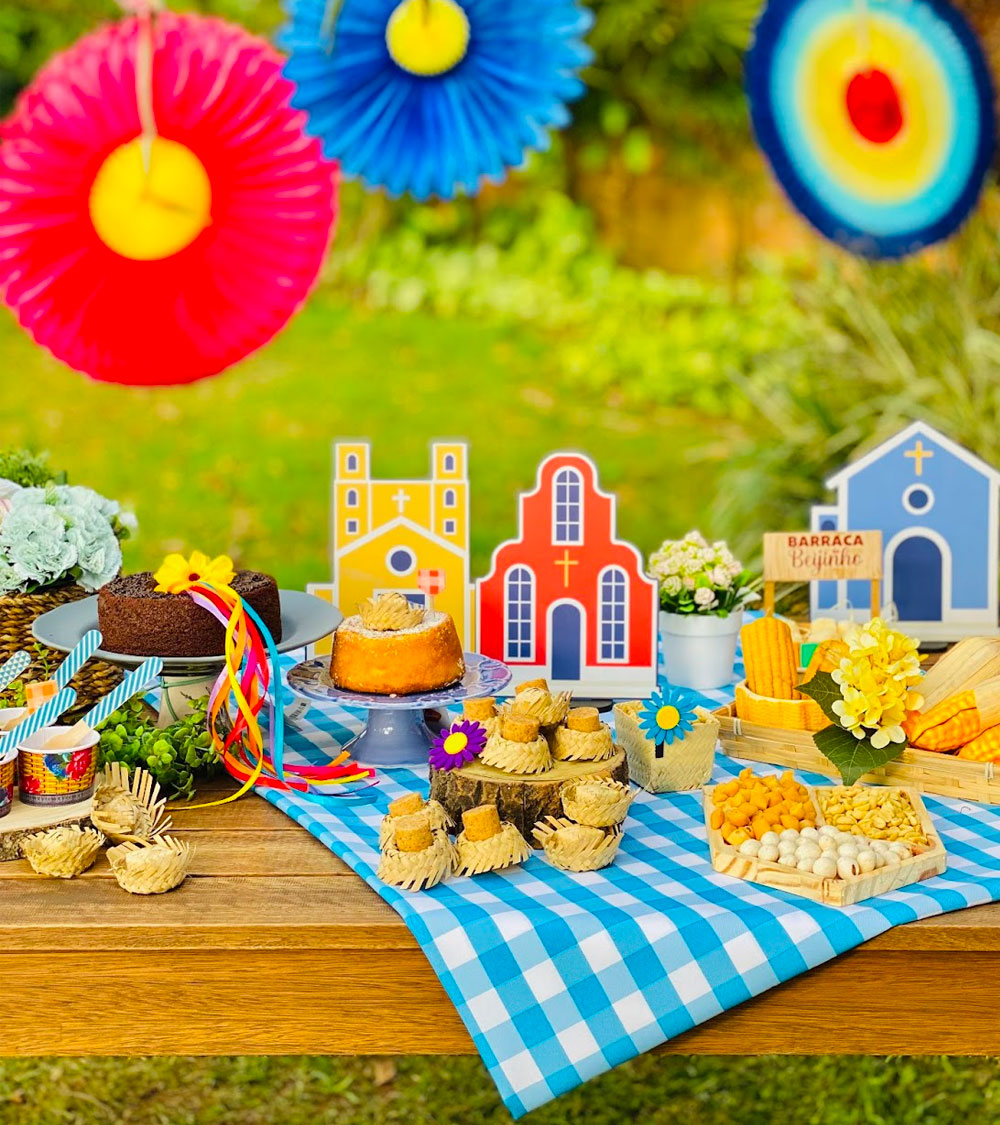 ideias decoração arraiá caseiro